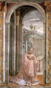 Domenico Ghirlandaio : Portrait of the Donor Giovanni Tornabuoni